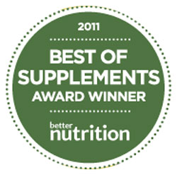 2011 Best of Supplements Award Winner - better nutrition
